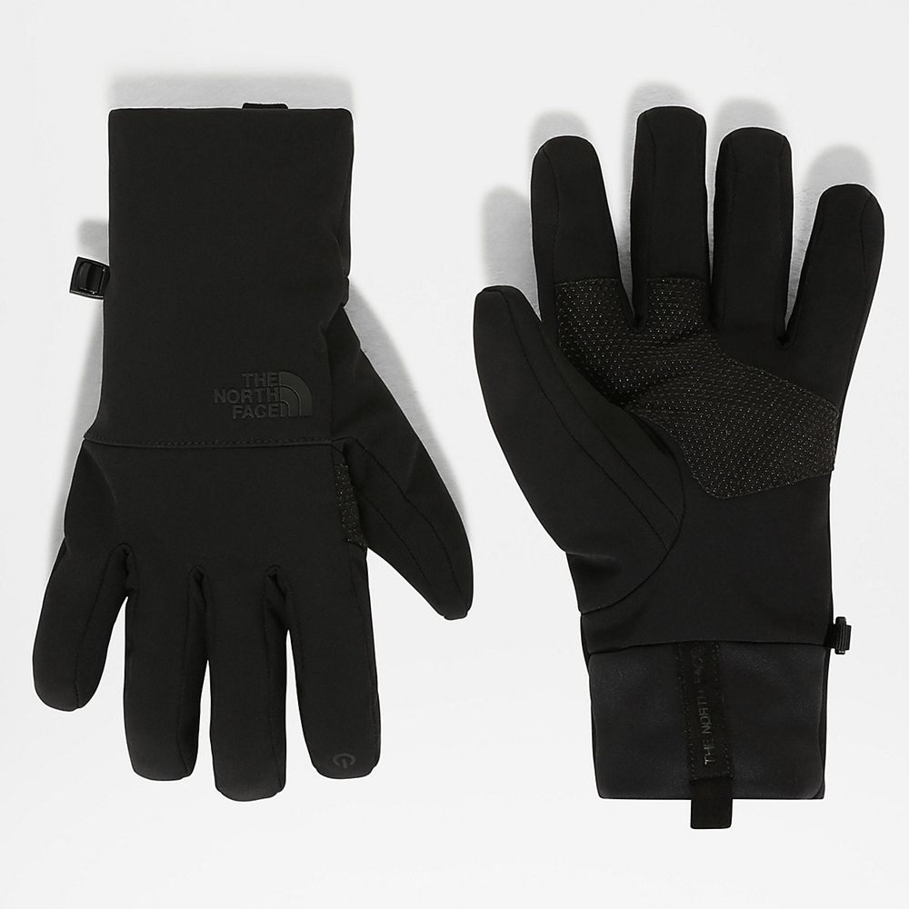 The North Face Gloves Mens Australia - The North Face Apex+ Etip™ Black (ULA-306874)